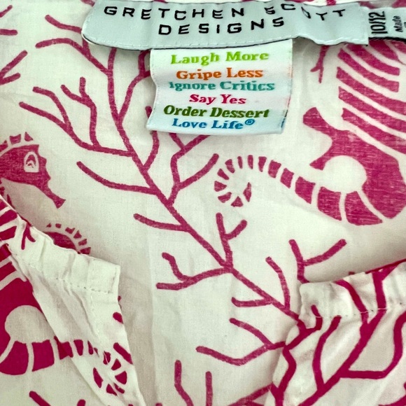 Gretchen Scott Designs Girls Cotton Tunic Dress 10/12 - Picture 3 of 6